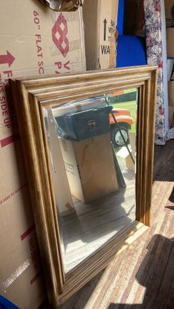 large heavy mirror
