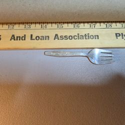 Vintage Towle sterling silver baby fork, Circa 1970