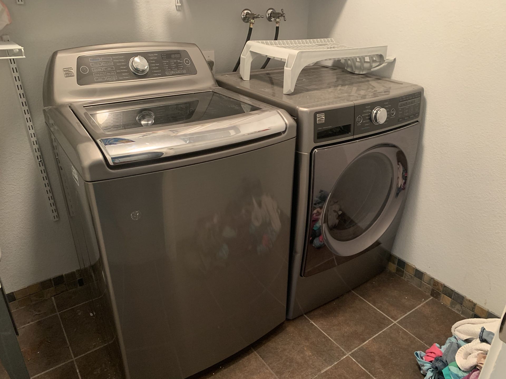 Kenmore Elite Top-Load Washer and Dryer