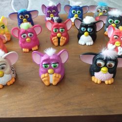 1999 'Furby' McDonald's Happy Meal Toys, Bundle Of 14 Multiple Colors & Features
