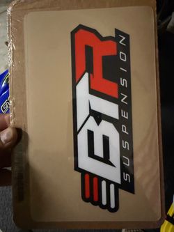BTR suspension fork decals