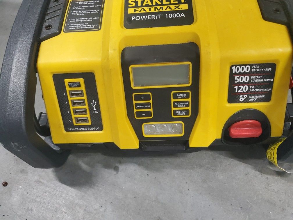 Stanley FATMax POWERit 1000 BATTERY charging Station New