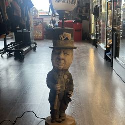 Vintage Mad Hatter Character Table Lamp – Alice in Wonderland Inspired Figurine