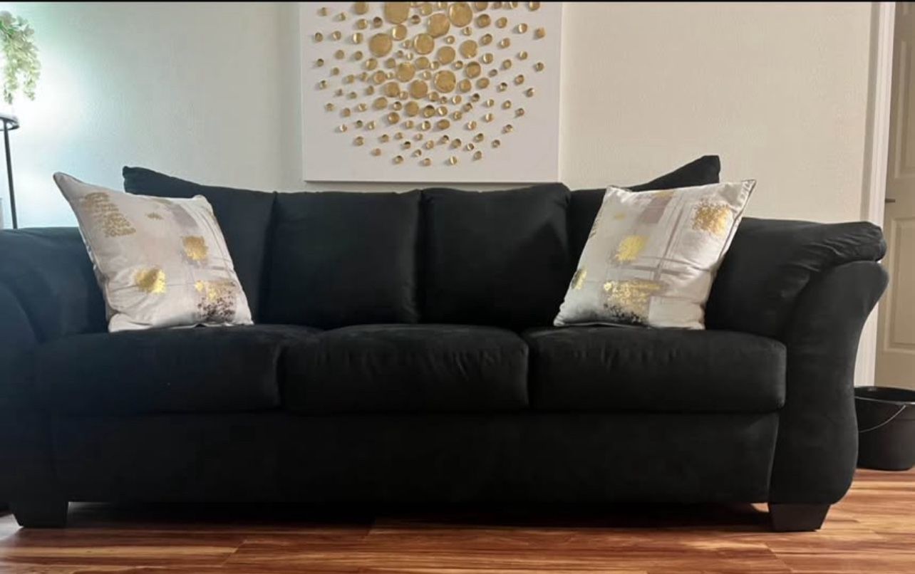 Black couch