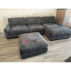 Corduroy Modular Sectional Sofa // Limited Time Offer