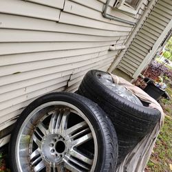 24"Rims W/Brand New Tires .... 