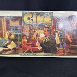 Clue Board Game Vintage 1972 Edition Parker Brothers PB