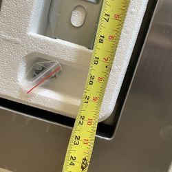 Microwave face stainless steel See Pictures 