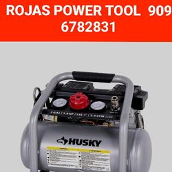 Husky
2 Gal. 135 PSI Portable Electric Oil-Free Quiet Jobsite Air Compressor with Dual Pressure Gauges and 1-Quick Coupler