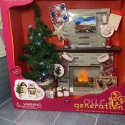 $65🎄NEW🥳 OG Holiday Celebration Christmas 🎄 & Fireplace set