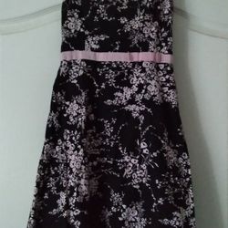 Junior Strapless Dress Size 3