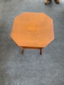 All wood night stand