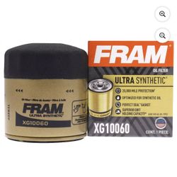 FRAM Ultra Synthetic Oil Filter, XG10060, 20K mile Replacement Engine Oil Filter