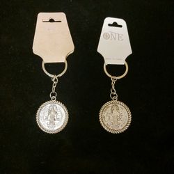 ST. BENEDICT KEYCHAINS  $10  each