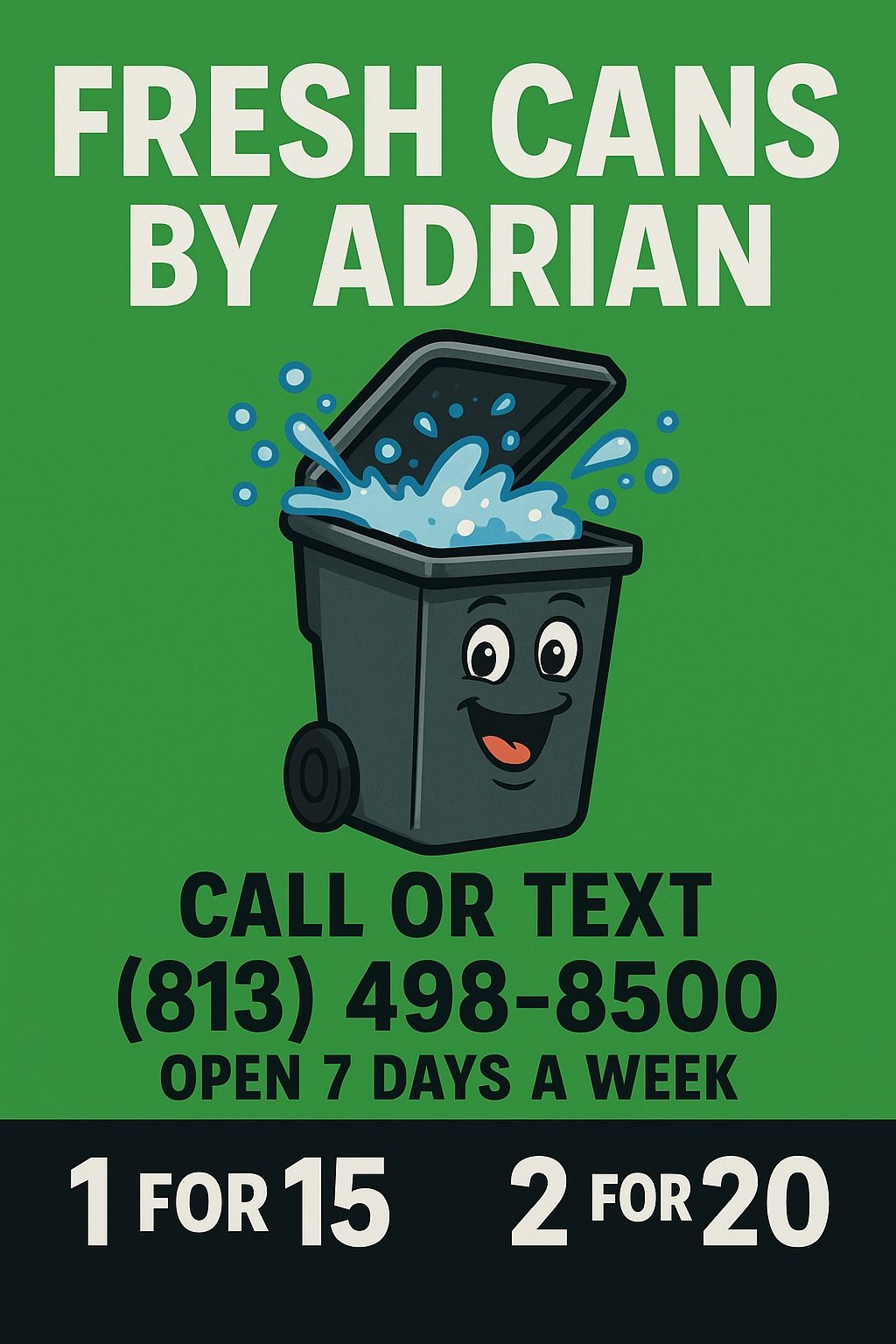 trash bin cleaning