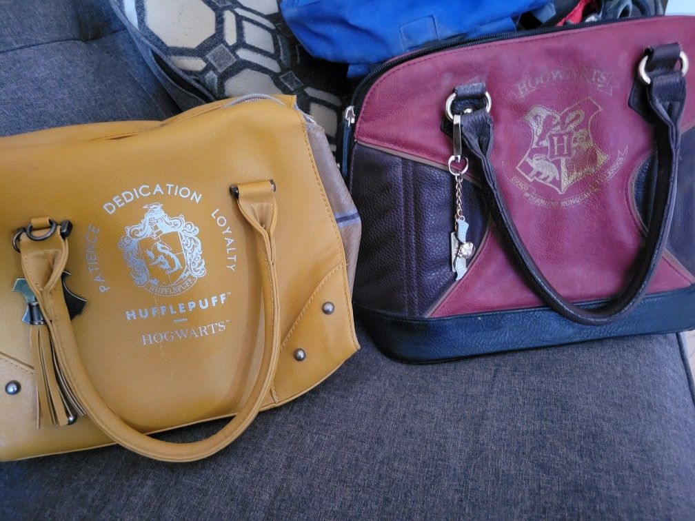 Leather Harry Potter And Hufflepuff Handbag