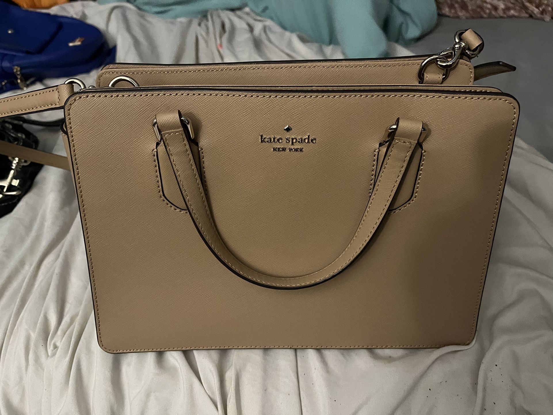 Kate Spade Laurel Way Reese Satchel In Fawn Pink