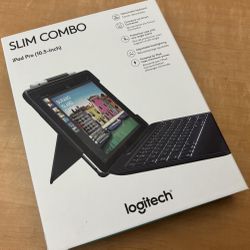 Logitech iPad Pro 10.5 inch Keyboard Case | SLIM COMBO with Detachable, Backlit, Wireless Keyboard