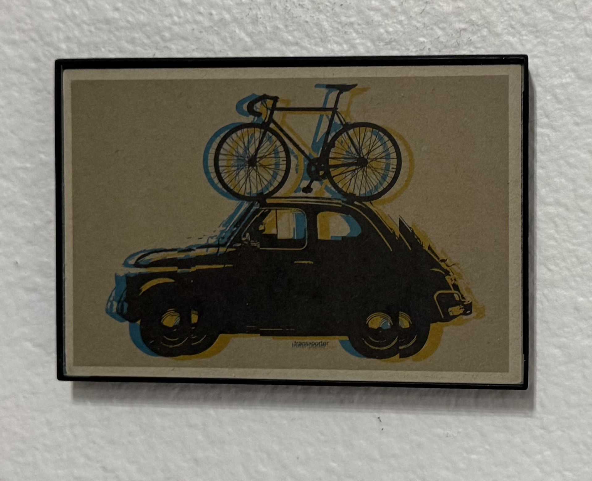 Brand New Color Framed Print 5” X 7” With A Quote “ Transporter”