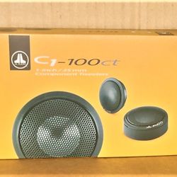JL Audio C1 Car Speakers Set 1 Inch Aluminum Dome Tweeters 120 Watts C1-100CT 🚨 Payment Options Available 🚨 No Credit Needed 🚨 