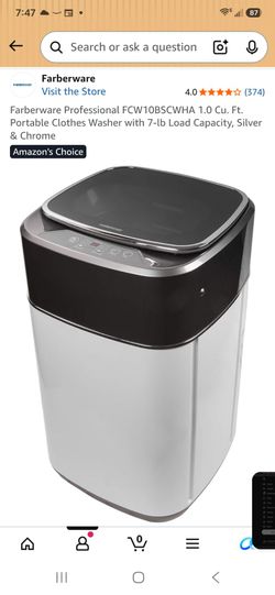 Farberware 1 Cu. Ft. Portable Washer