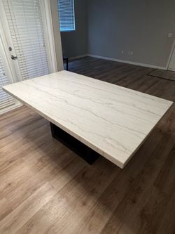 White Marble Dining Table
