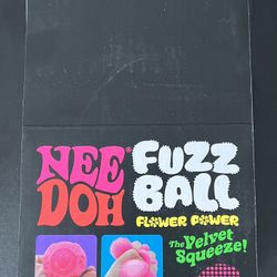 NeeDoh Fuzzball Flower Power Stress Ball Squeeze Toy Full Case Of 12