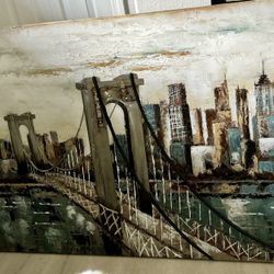Manhattan Bridge Canvas 