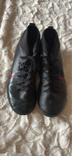 Nike Mercurial Soccer Cleats Black Red