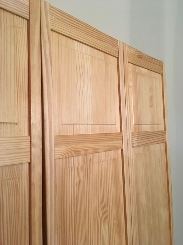 Two Nearly New Solid Pine Unstained Bifold Closet Doors For In Two Nearly New Solid Pine Unstained Bifold Closet Doors For In Palm Beach Gardens Fl Offerup