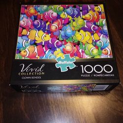 Buffalo 1000 Jigsaw Puzzle, Clown School