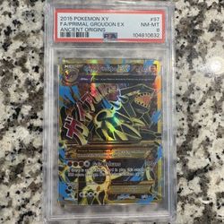 Primal Groudon Ex PSA 8