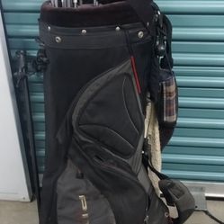 Golf Bag And Clubs 