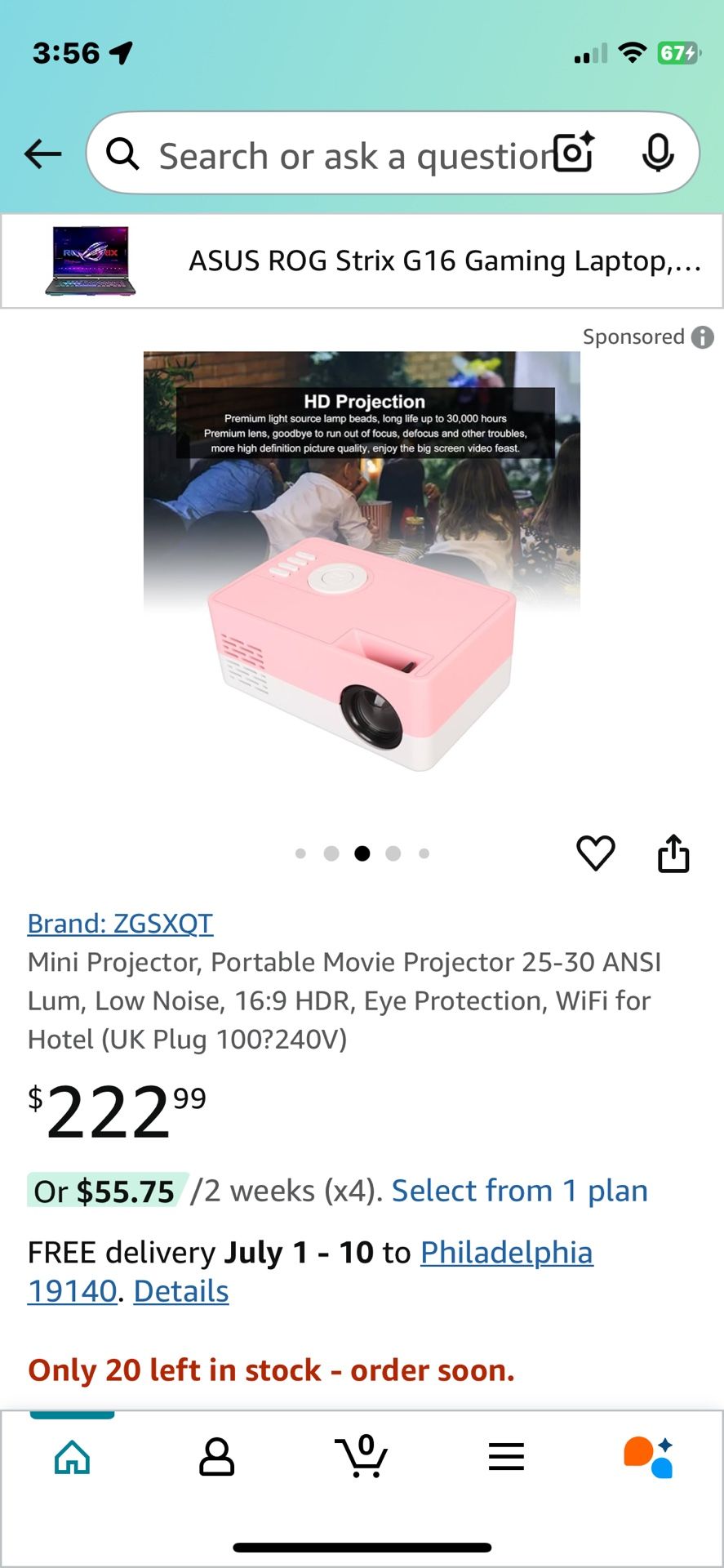 mini movie projector