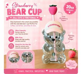 Strawberry Bear Cup 20oz