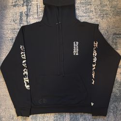 2025 Chrome Hearts 1988 Hoodie Foil Print Black Large