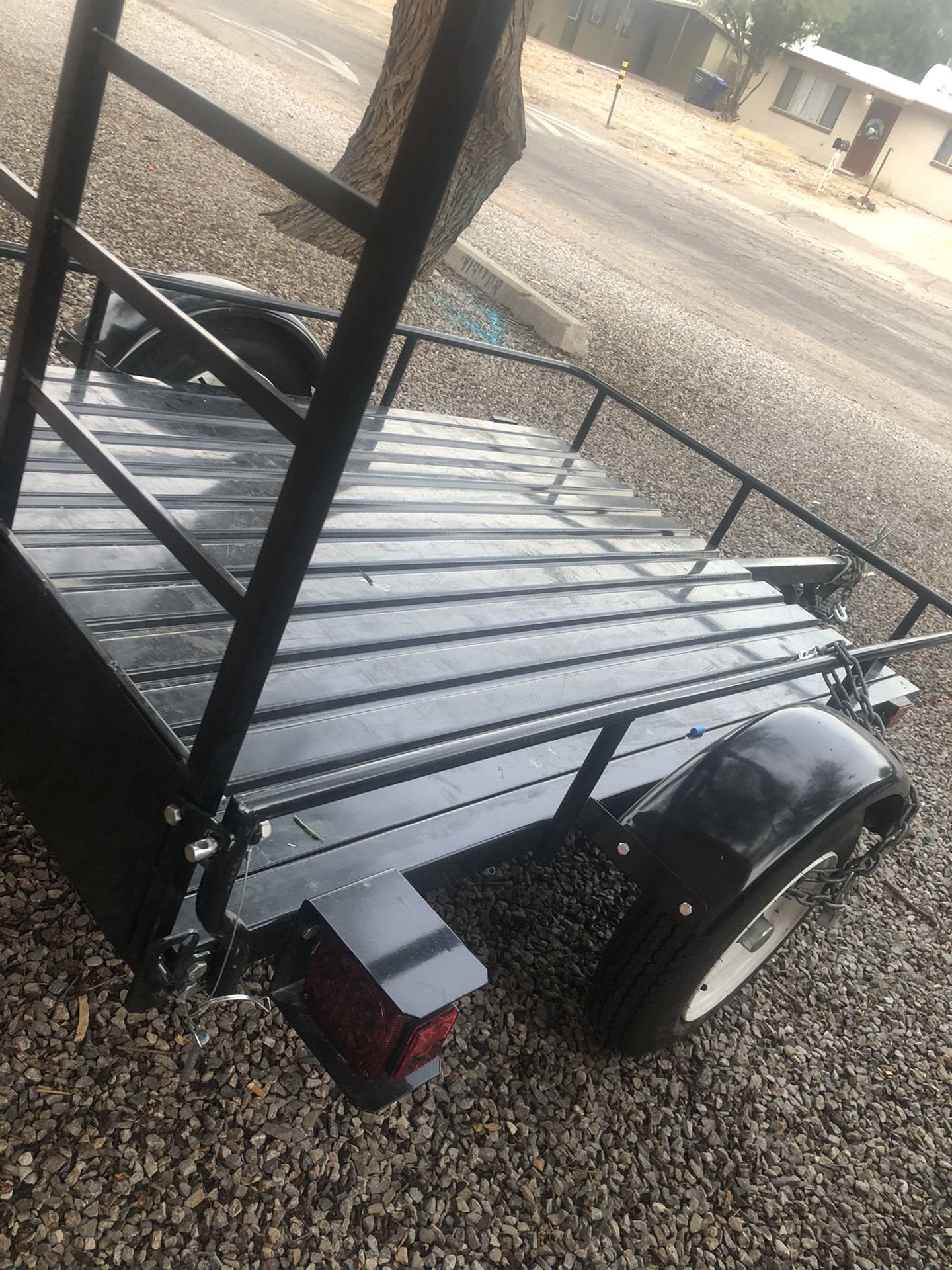 4ft Wide 6ft Long Read That Again 4x6 Utility Trailer With Titlel