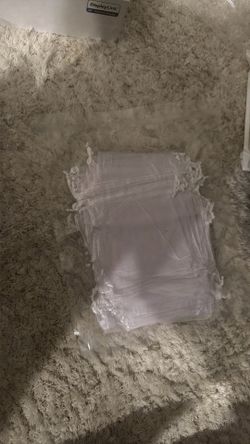 50 White Organza Drawstring Gift Bags – New – Jewelry, Wedding & Party Favor Bags