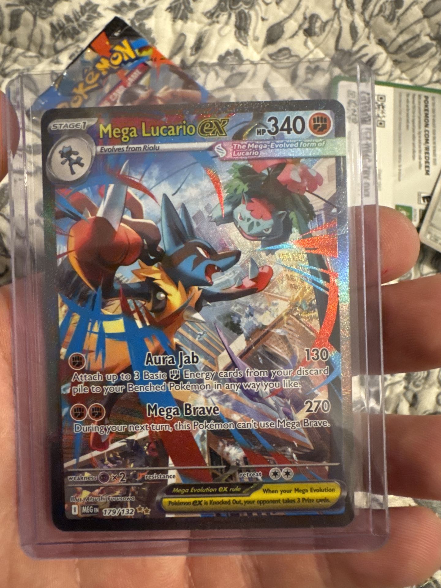 Mega Lucario Ex And Squirtle Raw Cards. Pulled 12/2025