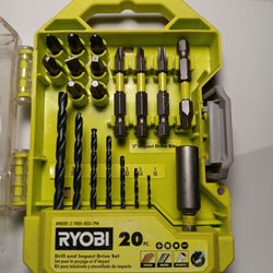 Ryobi 20-Piece Drill and Impact Drive Set