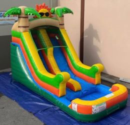 Paradise water slide with motor $1300