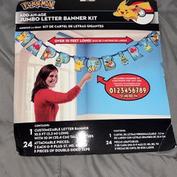 Pokémon birthday supplies 