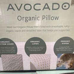 Avocado queen size pillow