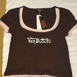 Von Dutch tee- Women’s large