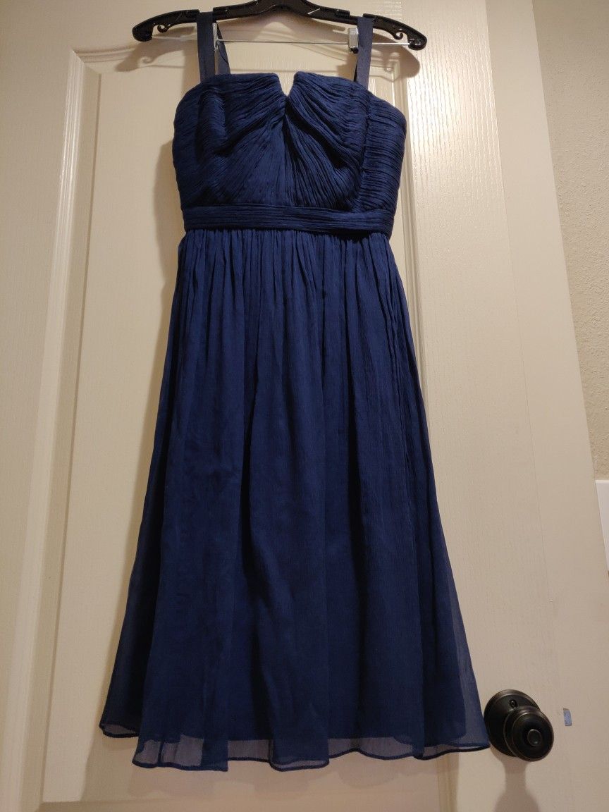 Jcrew Nadia Silk Chiffon Dress Size 0