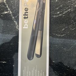 Infiniti PRO CONAIR Tourmaline Ceramic 1-Inch Flat Iron Digital Hair Straightener, 1-Inch Flat Iron to Straighten or Curl, 5 Heat Settings, for All Ha