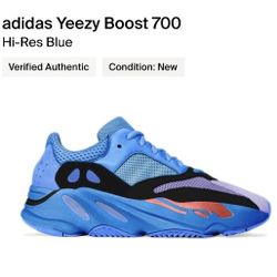 Yeezy Boost 700 Hi-Res Blue Size 6