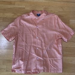 Light Orange Collared Shirt