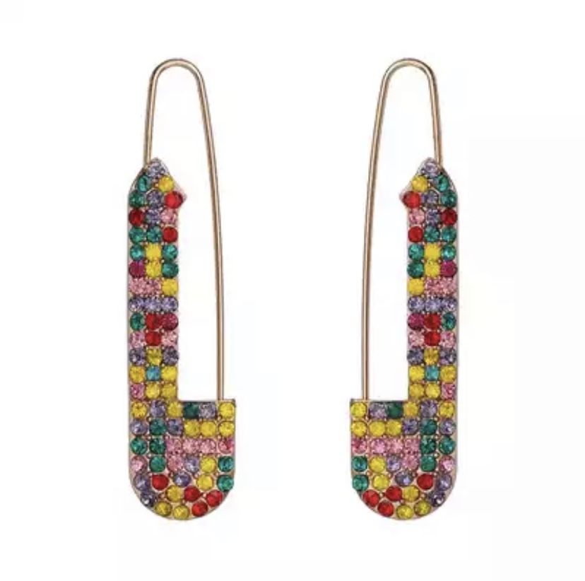 Safety Pin Earrings