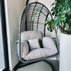 NEW Egg Swing Chair with Stand – Originally $498